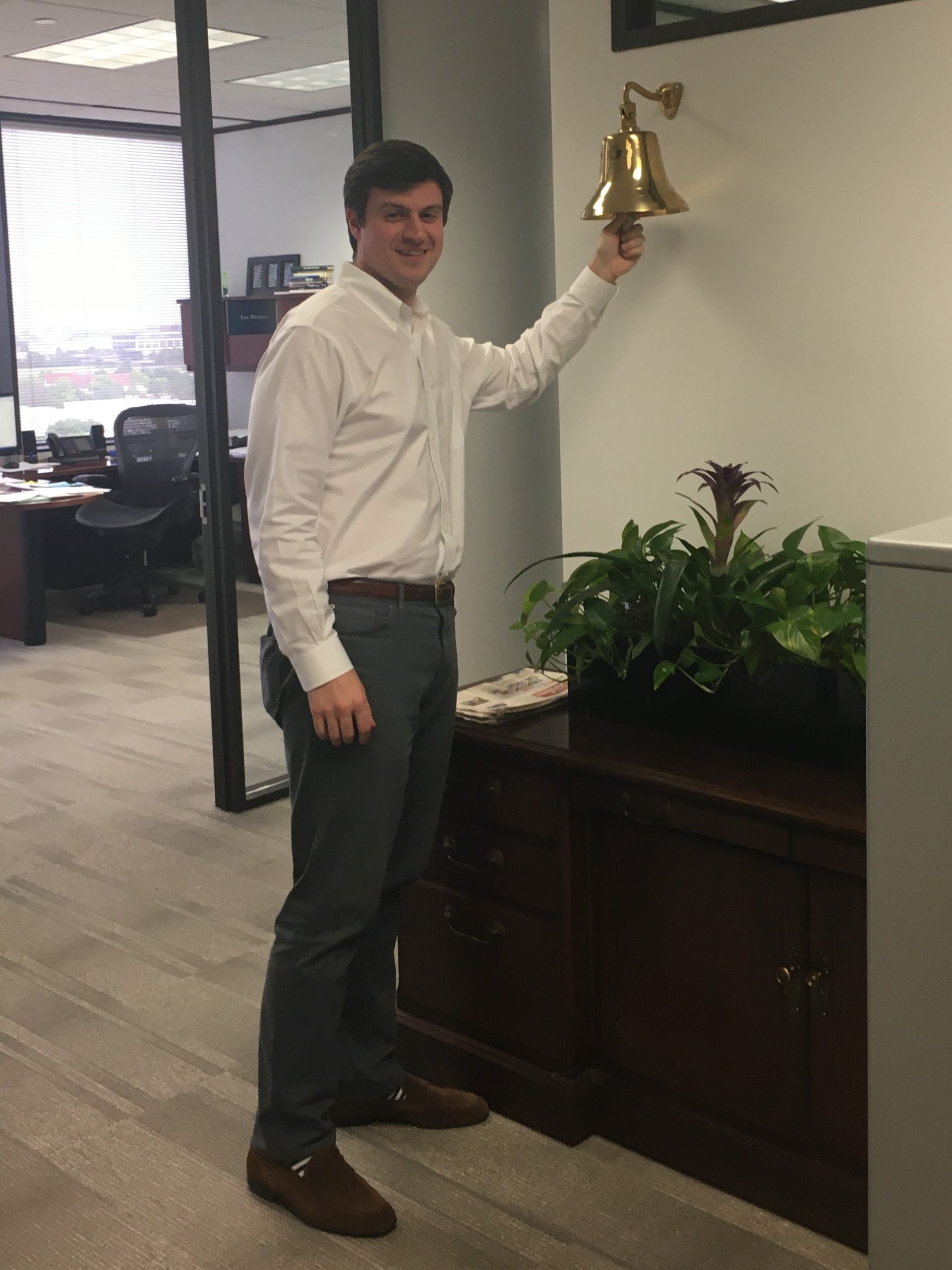 Kevin Ringing the Acquisition Bell